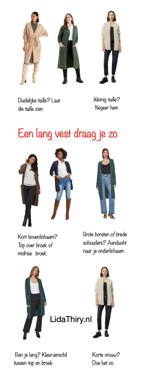 Kort bovenlichaam? Top over broek of midrise broek