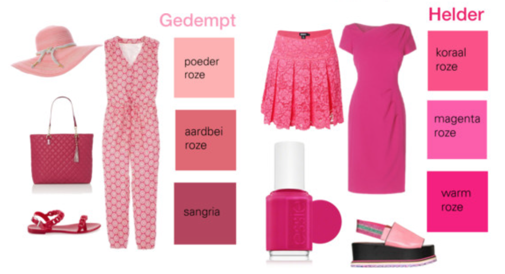 Roze maakt jonger en frisser