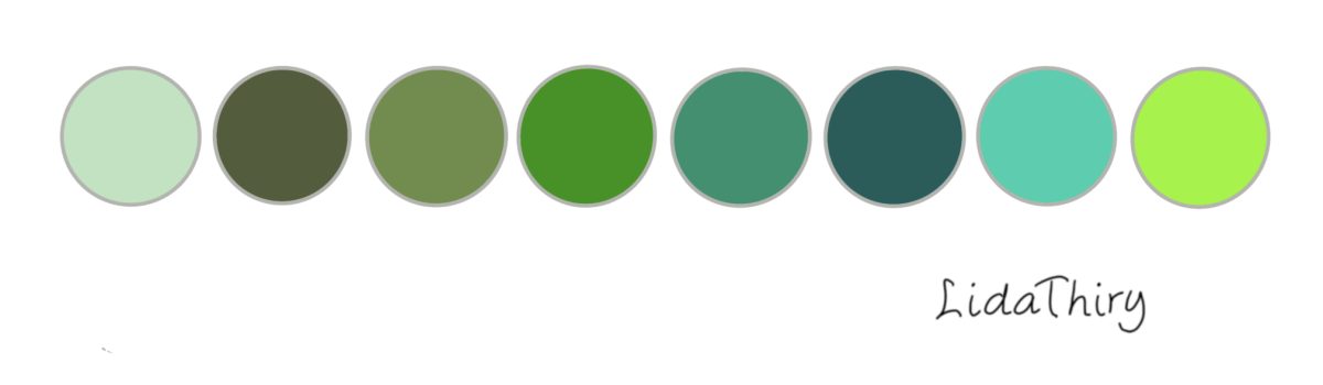 Groen in de hoofdrol – een laag kleurcontrast (5)