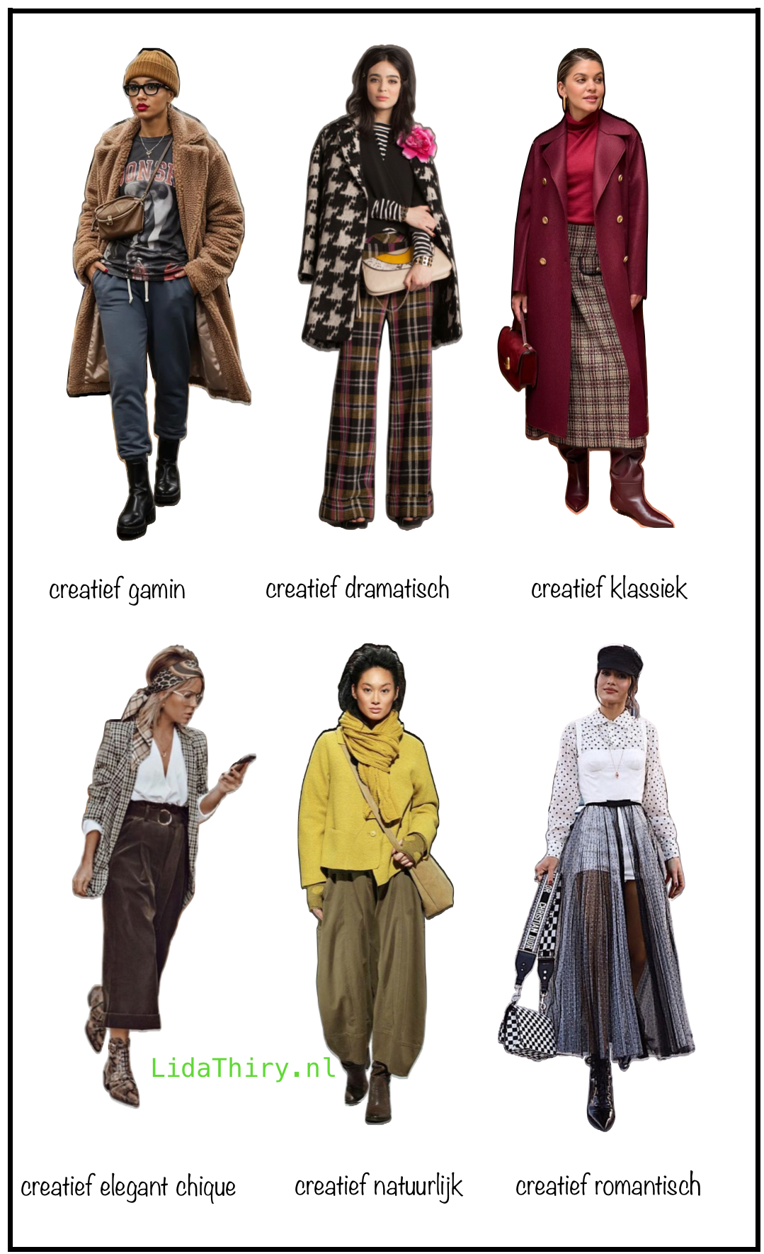 De creatieve stijlpersoonlijkheid